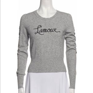 Cinq à Sept Grey women’s sweater Grannie Core